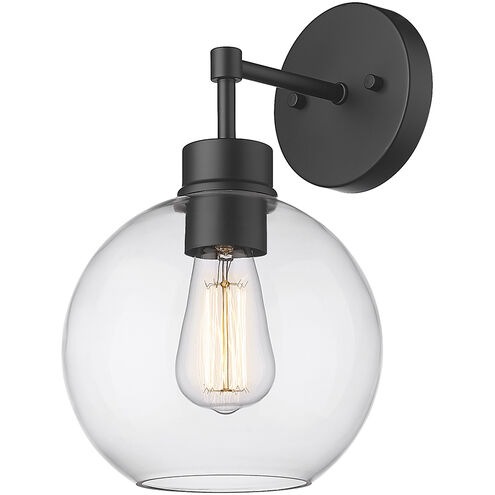 Basin 1 Light 13.1 inch Powder Coated Black Outdoor Wall Sconce